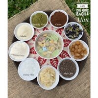 Set Nguyên Liệu Chè Khúc Bạch 4 Màu