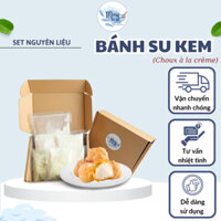 SET Nguyên liệu làm bánh SU KEM tại nhà, CÓ VIDEO HƯỚNG DẪN CỤ THỂ | Tiệm Bánh Của May