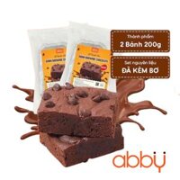 Set nguyên liệu làm bánh brownie chocolate (kèm bơ)