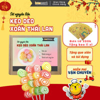 Set Nguyên Liệu làm Kẹo Dẻo Xoắn Thái Lan siêu chuẩn công thức - Thành phầm 400g kẹo siêu ngon