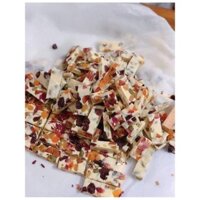 Set nguyên liệu làm kẹo nougat vị vani/socola/matcha/dâu/trái cây + tặng 50 tờ giấy gói kẹo