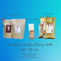 SET nguyên liệu pha trà sữa Ôlong 20-25 cốc