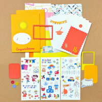 Set nguyên liệu scrapbook, album tốt nghiệp cho trẻ, mầm non