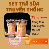 Set nguyên liệu TRÀ SỮA PHÚC LONG TRUYỀN THỐNG lớn nấu được 10-15 ly