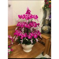 Set nguyên liệu tự làm chậu hoa pha lê 25cành, không gồm chậu