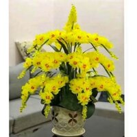 Set nguyên liệu tự làm  chậu hoa giả đá pha lê(k gồm chậu)