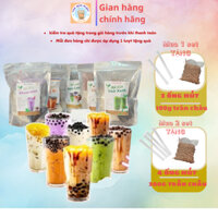 SET NGUYÊN LIỆU TỰ PHA TRÀ SỮA SOCOLA SET 25-30 LY Hồng Trà Đen Bột Kem Béo