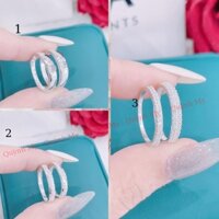 Set nhẫn đôi tình yêu, nhẫn cặp đính hôn chất liệu bạc 925 hàng cao cấp