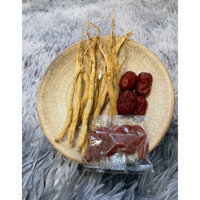 Set Nhân sâm ngâm rượu, soup nhân sâm, ngâm mật ong