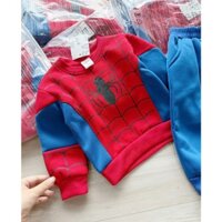 SET NHỆN ĐỎ PHỐI XANH CHO BÉ TRAI