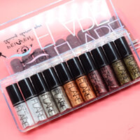 Set Nhũ Mắt Kim Tuyến Flare – Hộp 10 Cây