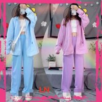 Sét nỉ khoá + quần bom DA65