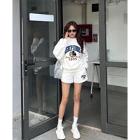 Set nỉ quần ngắn Micky disney chất nỉ chân cua cao cấp mềm mịn - 029