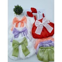 sét  nơ kèm quần xinh cho bé