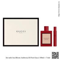 Set nước hoa Bloom Ambrosia Di Fiori Gucci 100ml + 7.4ml
