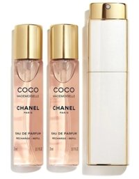 Set Nước Hoa Chanel Coco Mademoiselle Eau de Parfum Twist and Spray Set (20ml x 3)