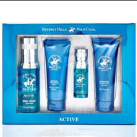 Set Nước hoa hoa Polo 4 món dành cho Nam giới. BHPC - BEVERLY HILLS POLO CLUB BLUE FOR MEN