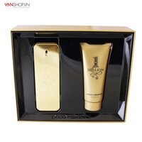 Set nước hoa nam + gel tắm Paco Rabanne 1 Million (Eau de toilette natural spray)