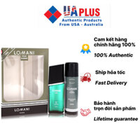 Set Nước hoa nam Lomani Pour Homme Eau De Toilette 100ml, quyến rũ, hấp dẫn, lãng mạn và lôi cuốn