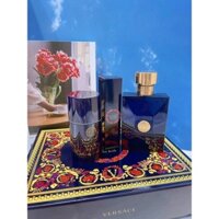 Set nước hoa nam Versace Dylan Blue Pour Homme 100ml tặng kèm mini 10ml & túi đựng mỹ phẩm