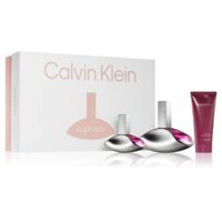 Set Nước Hoa Nữ Calvin Klein Euphoria EDP ( 100ML + 30ml + Body lotion 100ml)