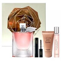 Set Nước hoa Nữ Lancome La Vie Est Belle EDP 100ml + Mini 10ml + Mascara 2ml + Lotion 50ml
