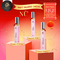 Set nước hoa Nữ SIÊU THƠM 3 chai - Lưu hương 9 - 12 Tiếng (Đi làm, đi tiệc, đi chơi, tập gym,..)