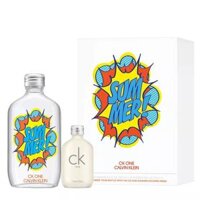 Set Nước hoa Unisex Calvin Klein CK One Summer EDT 100ml + Mini 15ml