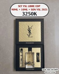 Set nước hoa YSL Libre EDP (90ml + 10ml + son YSL 21)