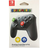 Set Nút Bọc Analog Caps Nintendo Switch Pro Controller - Super Mario