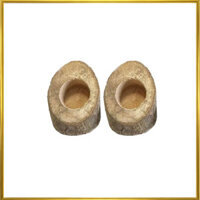 [Set of 2] Fujikon Insect Jelly Slanted Feeding Dish, Compatible with 16g Wide Cups, for Breeding Beetles and Stag Beetles, Handmade