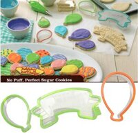 Set of 3 DIY Balloon Cake Mold Handcraft Decoration Baking Tool