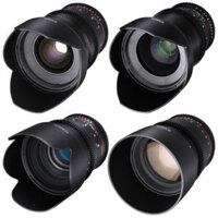 SET OF 4 – Rokinon Cine DS 20/35/50/85mm ED AS IF UMC