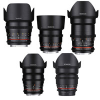 SET OF 5 – Rokinon Cine DS 16/24/35/50/85mm ED AS IF UMC