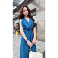 SÉT ỐNG RỘNG SÉT NỮ THỜI TRANG CÔNG SỞ SÉT QUẦN ỐNG RỘNG ÁO CỔ ĐỖ