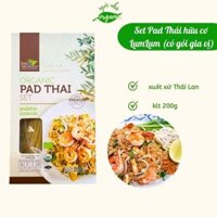 Set Pad Thái hữu cơ (phở gạo lứt kèm gói gia vị) LumLum 200g