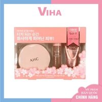 Set phấn nước AHC Perfect Dual Cover Cushion Foundation Glam Special Gift Set 34g VH30