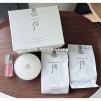 Set Phấn Nước Dưỡng Trắng WHOO Seol Radiant White Tone Up Sun Cushion Special Set 4 Sản Phẩm SPF50+/PA+++