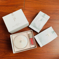 Set Phấn Nước Dưỡng Trắng WHOO Seol Radiant White Tone Up Sun Cushion Special Set 4 Sản Phẩm