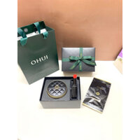 Set phấn nước Ohui đen vỏ dạ limited