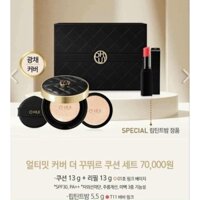 Sét Phấn Nước Ohui Ultimate Lifting Cover Cushion (Tặng Kèm 1 lõi Son)