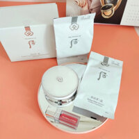 Sét Phấn nước Whoo dưỡng trắng da Radiant White tone up sun cushion