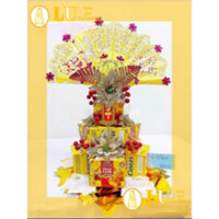 Set phụ kiện làm tháp bánh kẹo , combo hoa trang trí #6 ( không kèm theo bánh )vật tư phụ kiện làm |Oản ngọc |Oản tài l