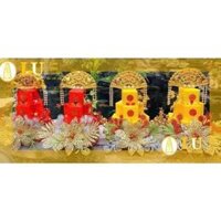 Set phụ kiên làm tháp bánh Khảo #26 , Combo hoa ( không bao gồm bánh Khảo ) , dùng đi lễ , để ban thờ LuxuryHomes