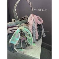 Set phụ kiện Toxic Bae móc khóa nơ charm treo túi balo trang trí decor | Accessories bag BC001