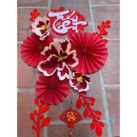 Sét phụ kiện trang trí tết , decor cực hót năm nay ạ