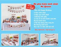 Set phụ kiện trang trí thôi nôi Mc Queen
