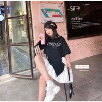 SET PULL CHỮ LỆNH TÀ KIỂU & CHÂN VÁY TRẮNG BỒNG