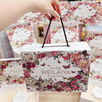 Set quà 20/10 sữa tắm + bông tạo bọt Weilaya (hàng công ty chính hãng)