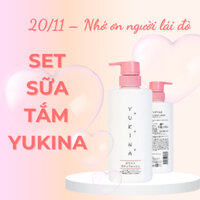 Set Quà 20/11 - Sữa Tắm Trắng Da Yukina Nhật Bản - Set 2 Chai 500ml
